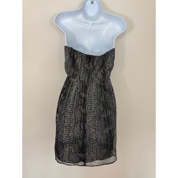 Twelfth Street by Cynthia Vincent Silk Strapless Dress Size 4 - Picture 4 of 7